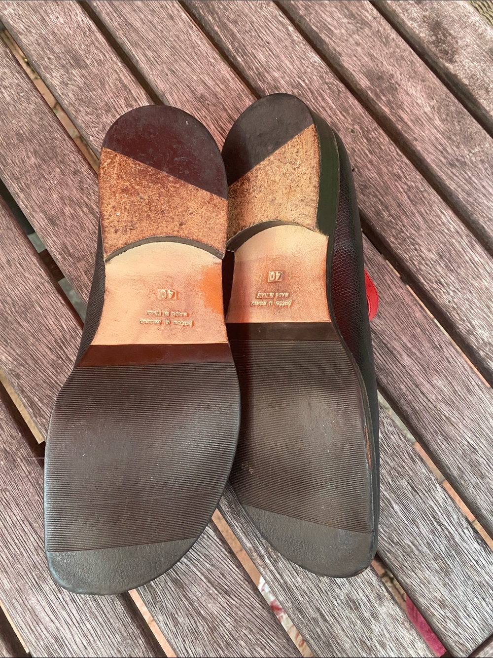 Henry Beguelin Barney’s Women’s Black Leather Mary Jane Flats - Picture 4 of 10